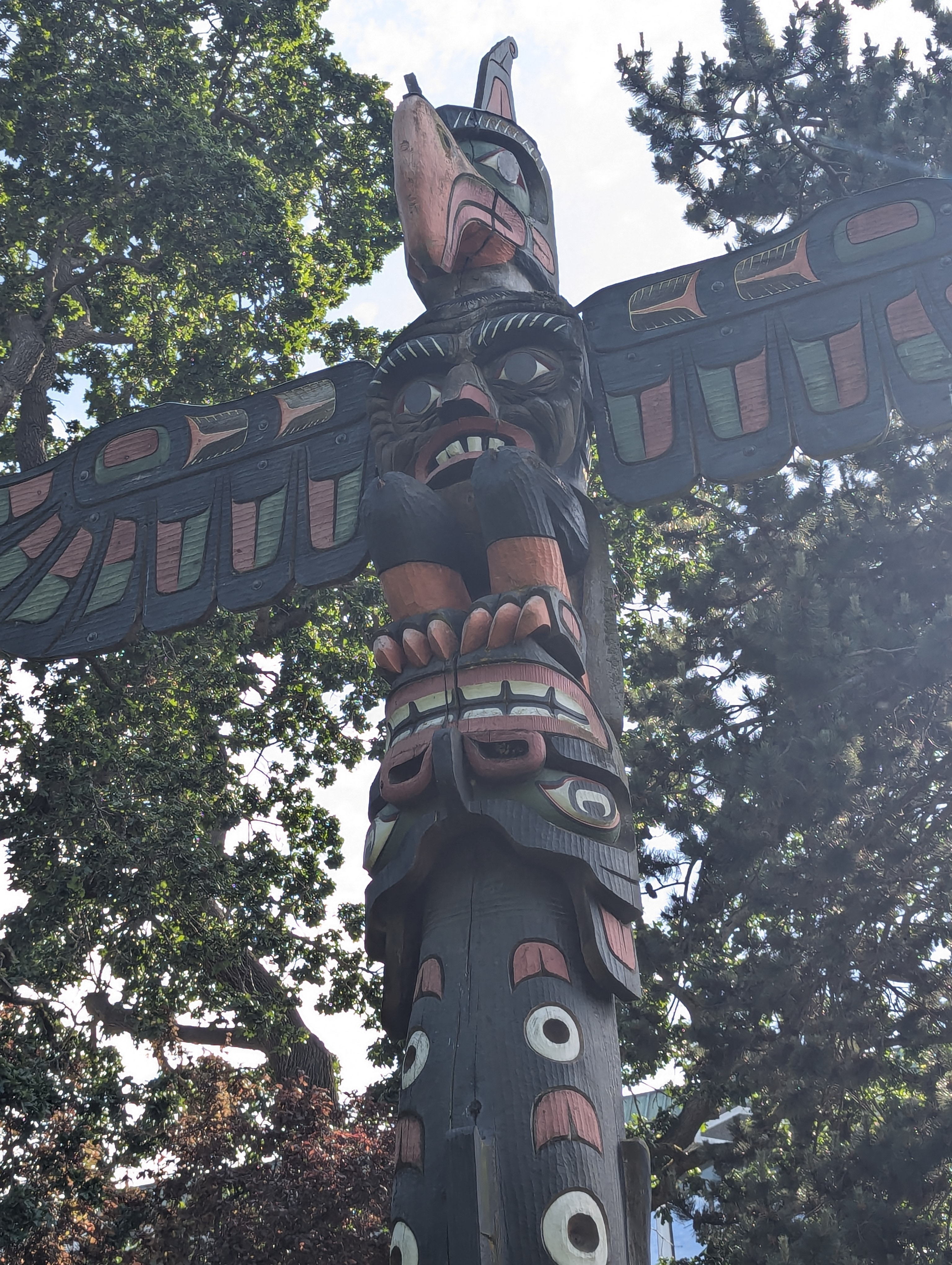 Birthday Trip to Canada, Thunderbird Park, Victoria, Vancouver Island